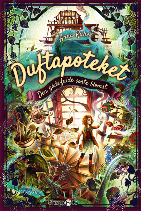 Omslag: Duftapoteket - Den gådefulde sorte blomst