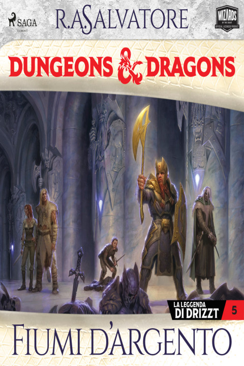 Omslag: Dungeons & Dragons: Fiumi dâargento