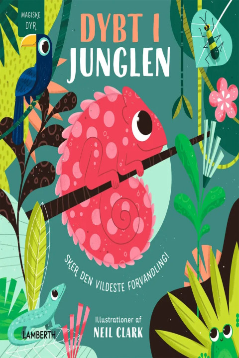 Omslag: Dybt i junglen