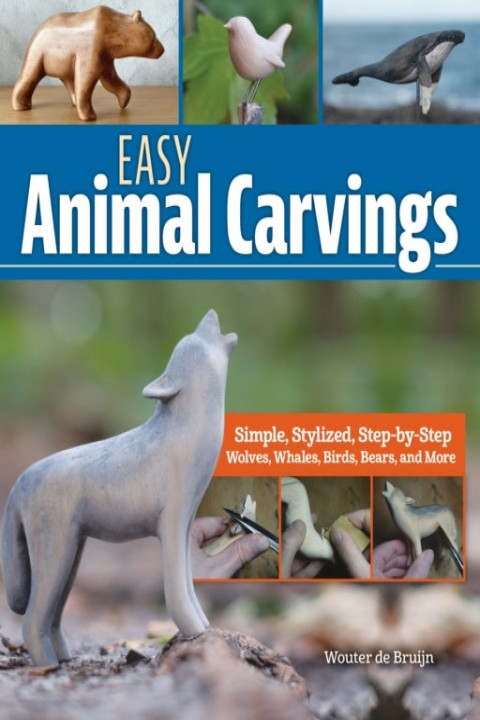 Omslag: Easy Animal Carvingssimple Stylized Step-by-step Wolves W