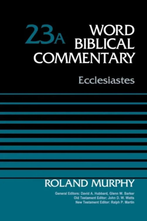 Omslag: Ecclesiastes, Volume 23A