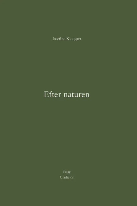 Omslag: Efter naturen