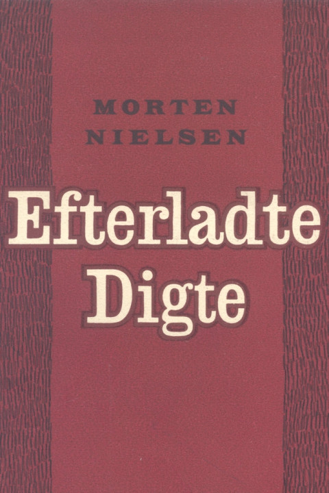 Omslag: Efterladte Digte