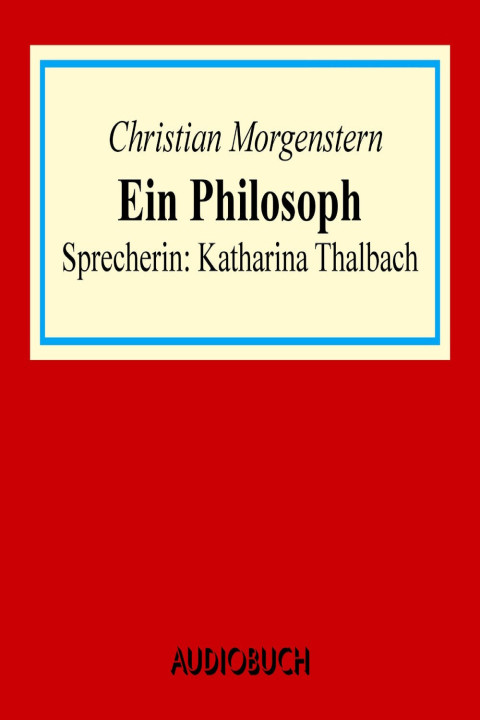 Omslag: Ein Philosoph