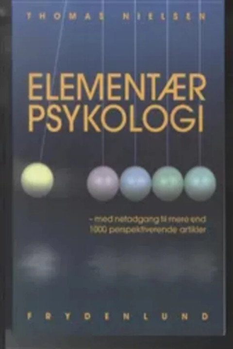 Omslag: Elementær psykologi