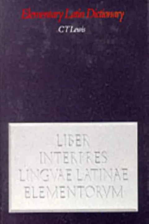Omslag: Elementary Latin Dictionary