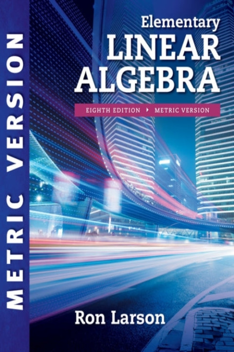 Omslag: Elementary Linear Algebra International Metric Edition