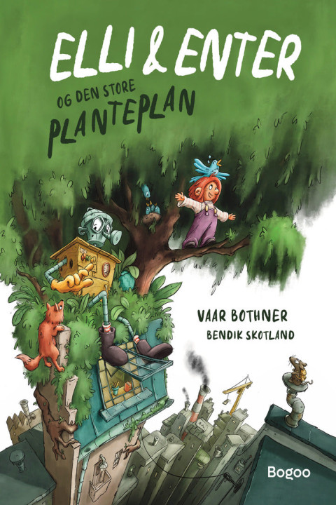 Omslag: Elli & Enter og den store planteplan