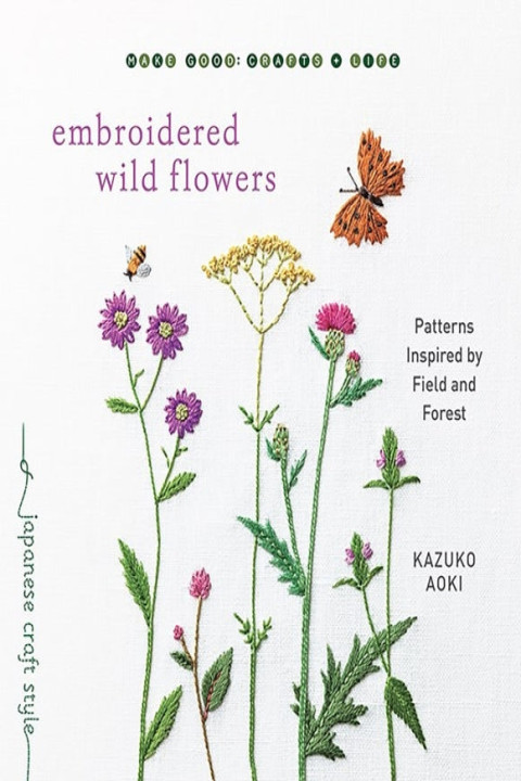 Omslag: Embroidered Wild Flowers