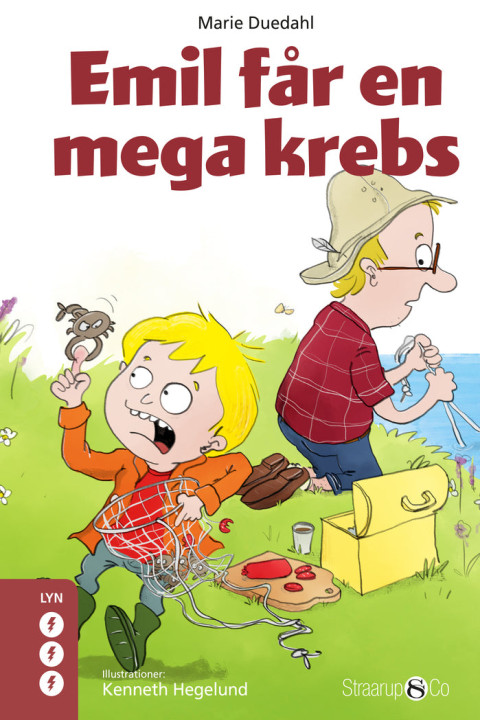 Omslag: Emil får en mega krebs