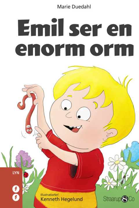 Omslag: Emil ser en enorm orm