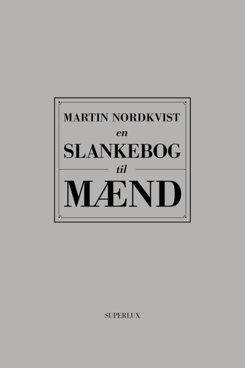 Omslag: En slankebog til mænd