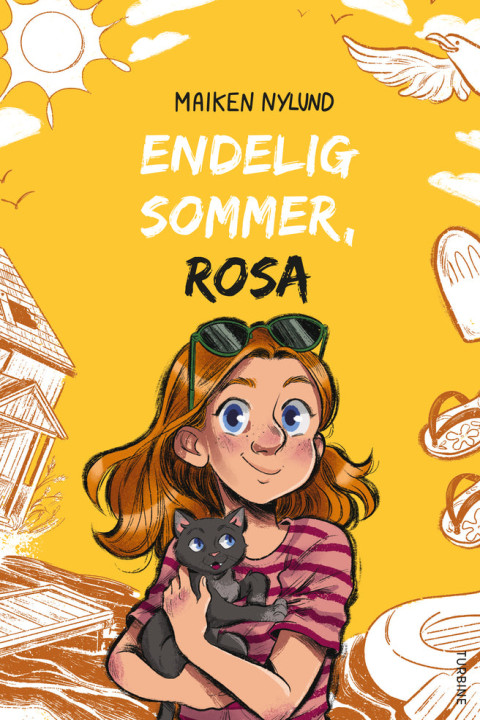 Omslag: Endelig sommer, Rosa