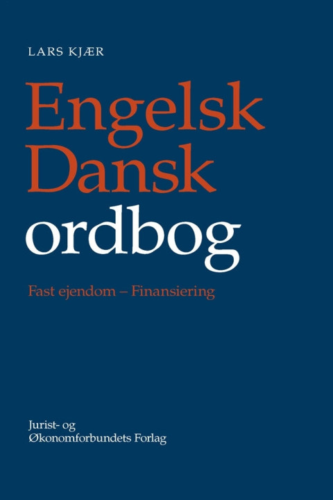 Omslag: Engelsk-dansk ordbog