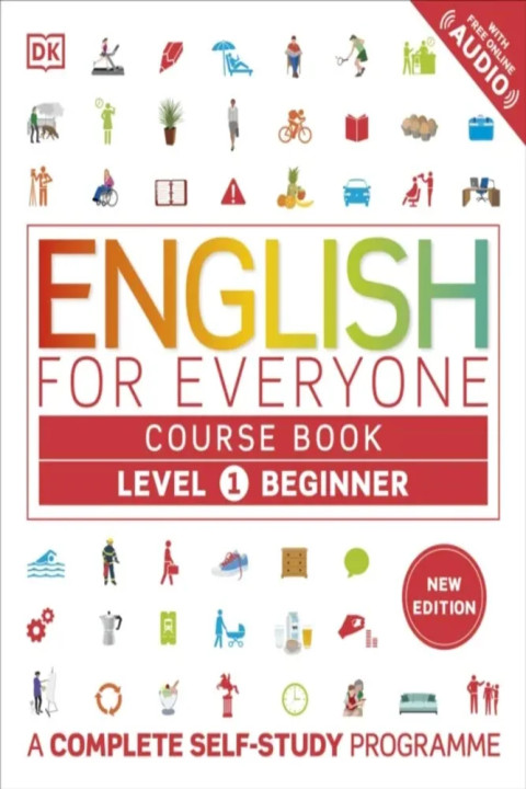 Omslag: English for Everyone Course Book Level 1 Beginner - A Complete Self-Study Programme