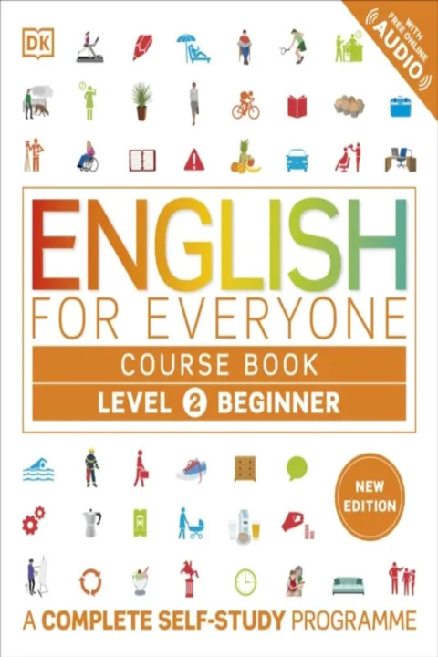 Omslag: English for Everyone Course Book Level 2 Beginner - A Complete Self-Study Programme