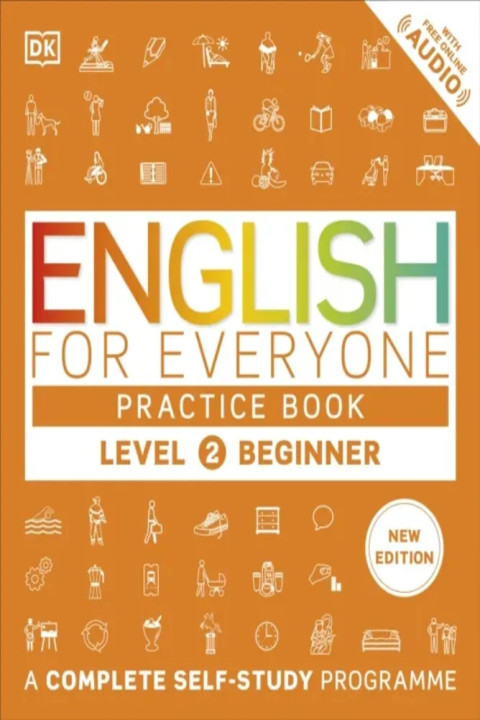 Omslag: English for Everyone Practice Book Level 2 Beginner - A Complete Self-Study Programme