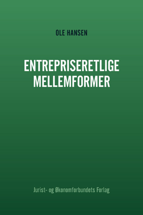 Omslag: Entrepriseretlige mellemformer