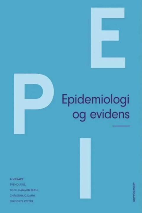 Omslag: Epidemiologi og evidens
