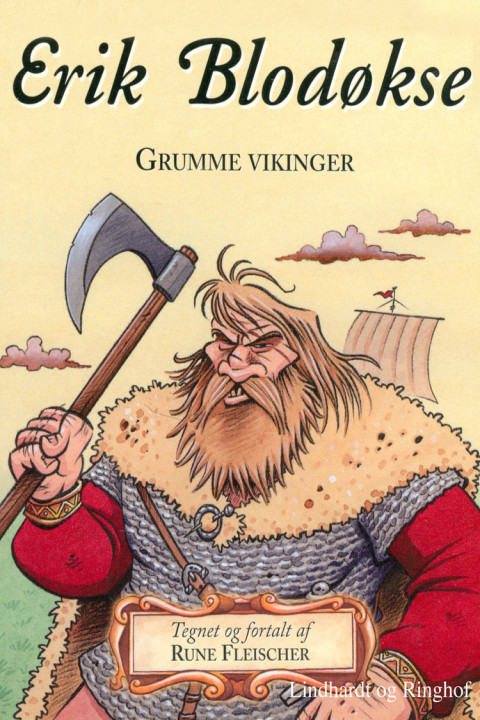 Omslag: Erik Blodøkse - Grumme vikinger