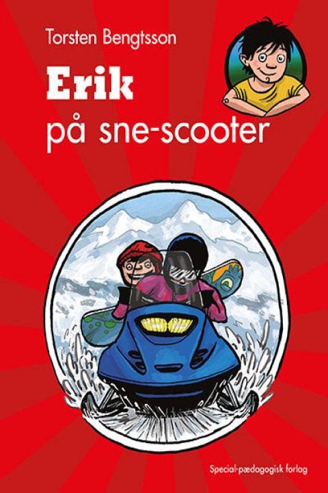 Omslag: Erik på sne-scooter