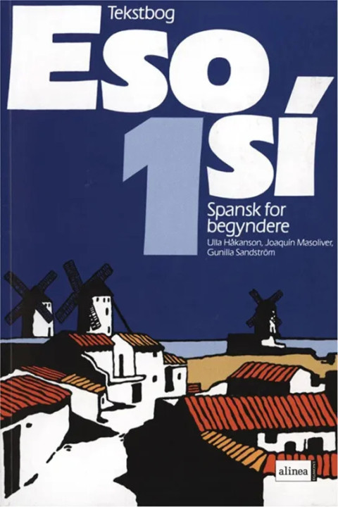 Omslag: Eso sí 1, Tekstbog