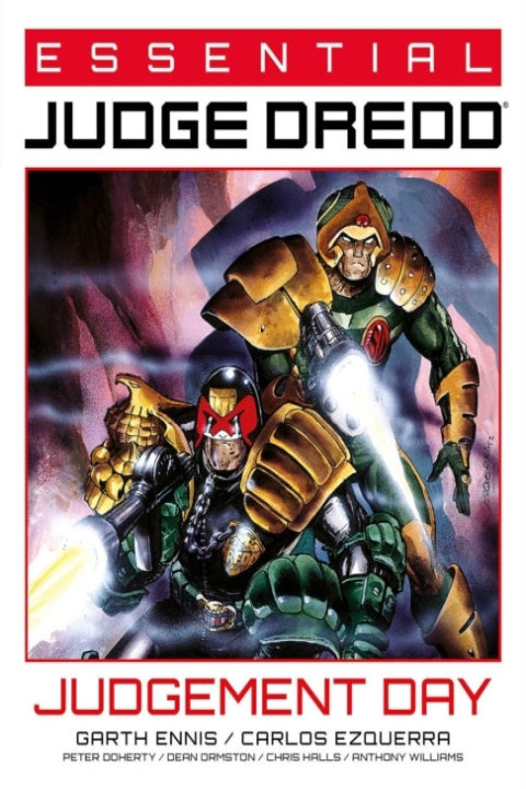 Omslag: Essential Judge Dredd Judgement Day
