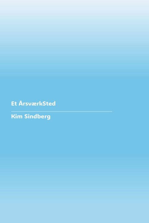 Omslag: Et ÅrsværkSted