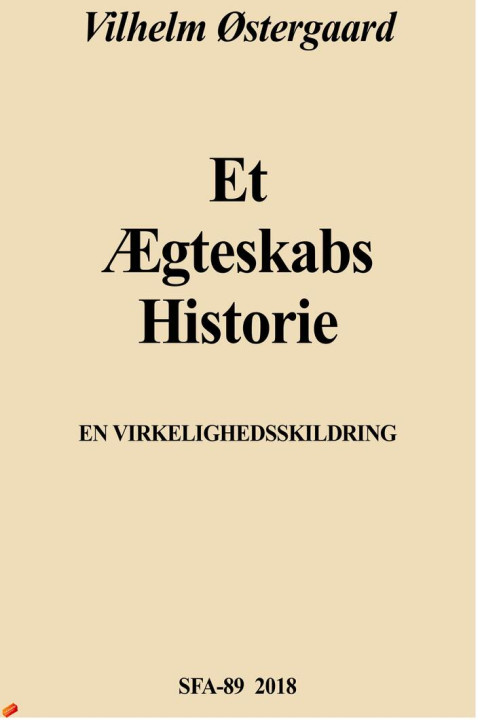 Omslag: Et ægteskabs historie