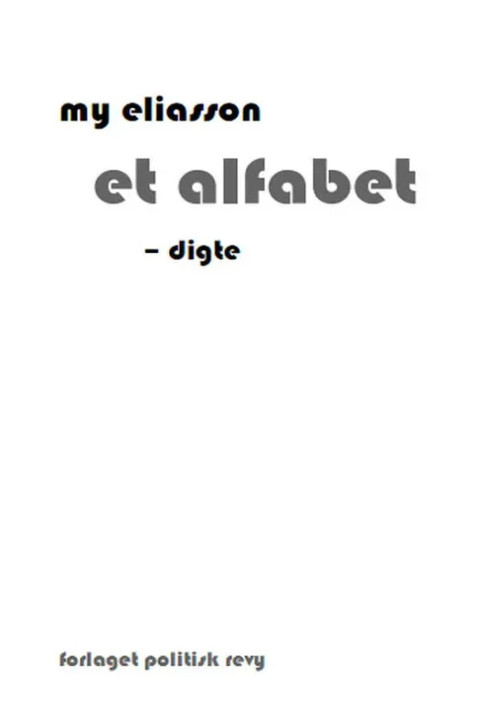 Omslag: Et alfabet