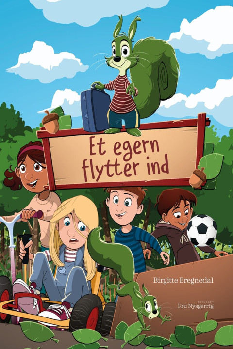 Omslag: Et egern flytter ind