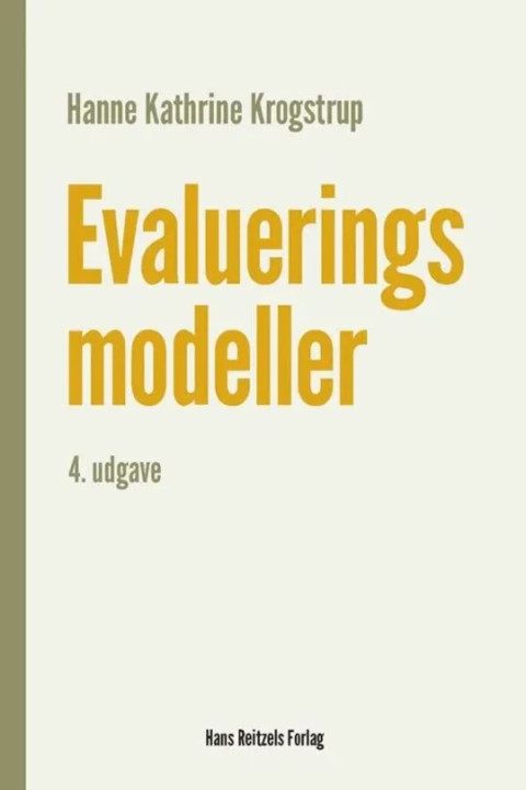 Omslag: Evalueringsmodeller