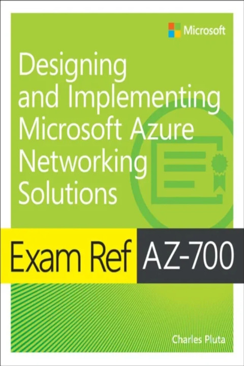 Omslag: Exam Ref AZ-700 Designing and Implementing Microsoft Azure Networking Solutions