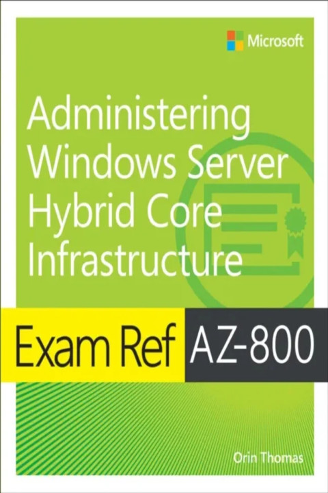 Omslag: Exam Ref AZ-800 Administering Windows Server Hybrid Core Infrastructure