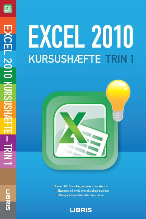 Omslag: Excel 2010 kursushæfte - trin 1