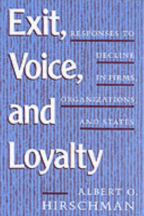 Omslag: Exit, Voice, and Loyalty