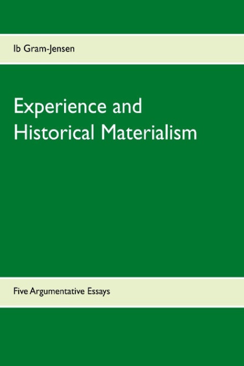 Omslag: Experience and Historical Materialism