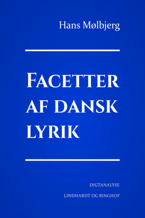 Omslag: Facetter af dansk lyrik