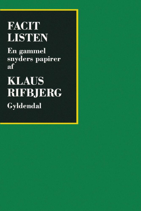 Omslag: Facitlisten