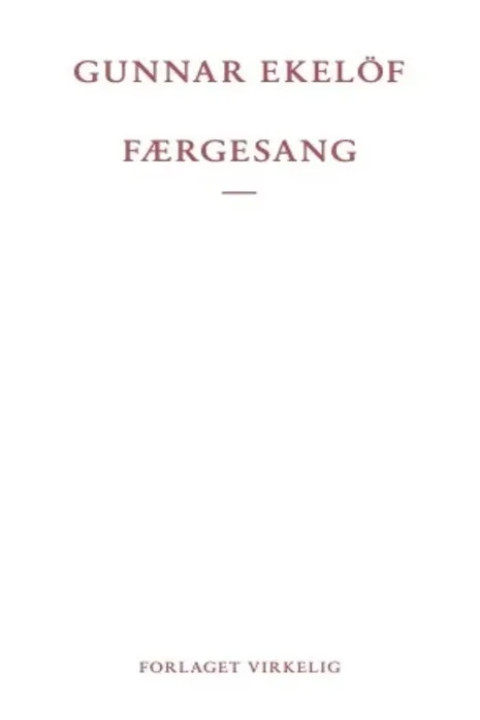 Omslag: Færgesang