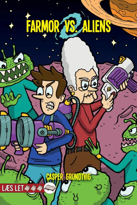 Omslag: Farmor vs. aliens