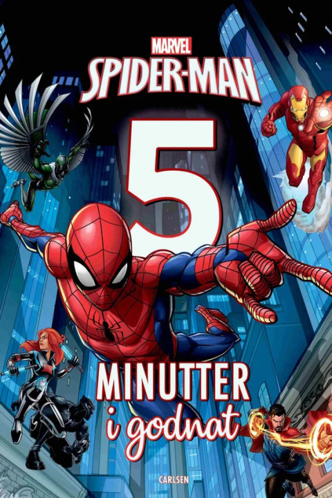 Omslag: Fem minutter i godnat - Spider-Man