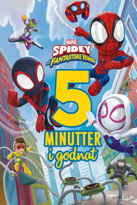 Omslag: Fem minutter i godnat - Spidey