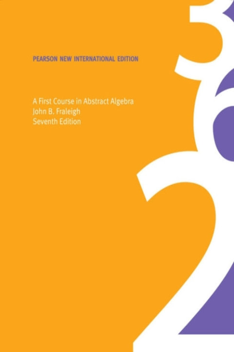 Omslag: First Course in Abstract Algebra, a