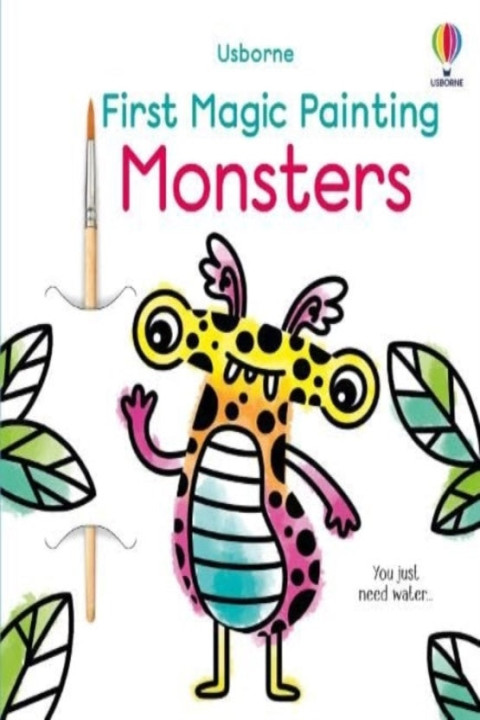 Omslag: FIRST MAGIC PAINTING MONSTERS