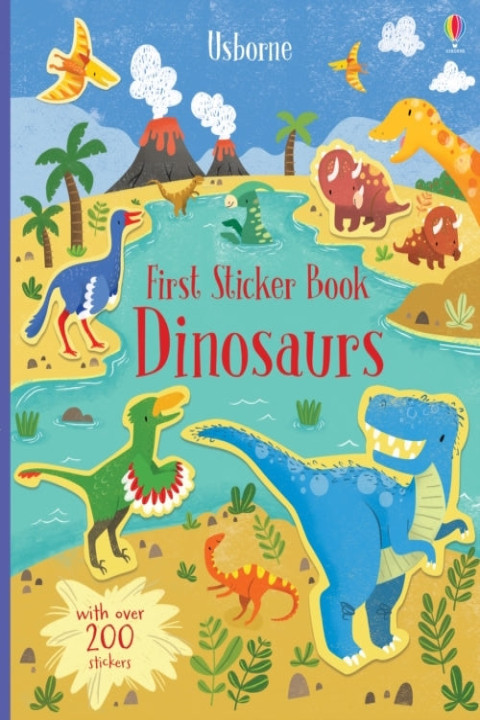 Omslag: First Sticker Book Dinosaurs