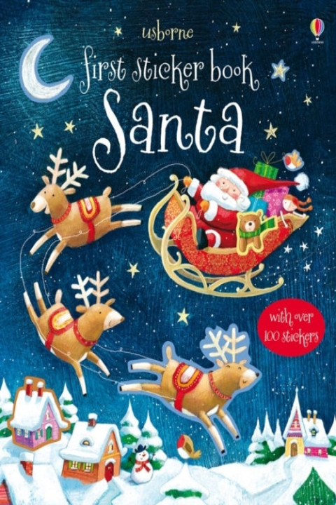 Omslag: First Sticker Book Santa