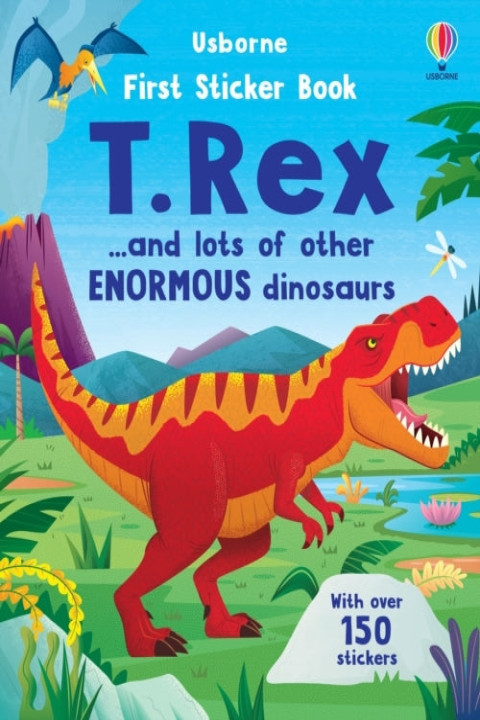 Omslag: First Sticker Book T. Rex