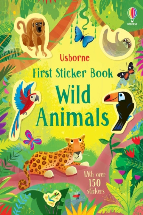 Omslag: First Sticker Book Wild Animals