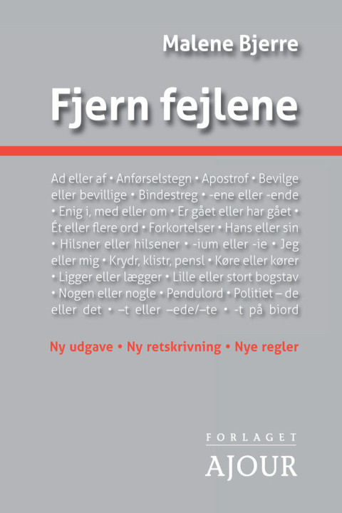 Omslag: Fjern fejlene